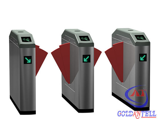 Outdoor Flap Barrier Gate Swiping Card Barcode Stadium Anti trap Function