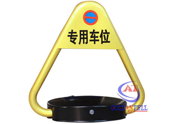 CE Approved Remote Control Car Parking Locks Barrier Rise Height 460mm A3 Steel Triangle Car Blocker