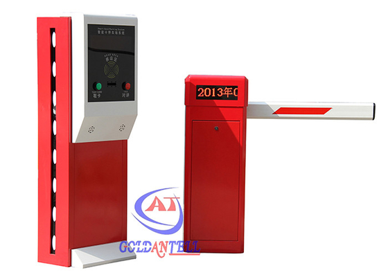 Traffic Light Interface Boom Barrier Gate With Rfid Long Life Vehicle Access Control