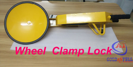 Popular under Shockproof car wheel lock for Government project , Custom Painting Logo