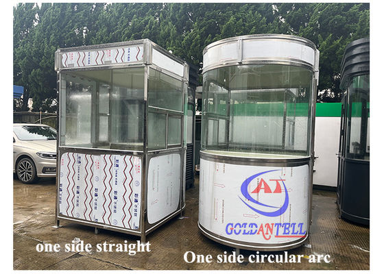 Stainless Steel Portable Security Booth with Heat Insulation and Grade 8.3 Earthquake Resistance