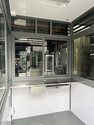 30 to 60 degrees Celsius Round Security Booth Compact Modular Guard House Designed for Easy Installation and Maintenance