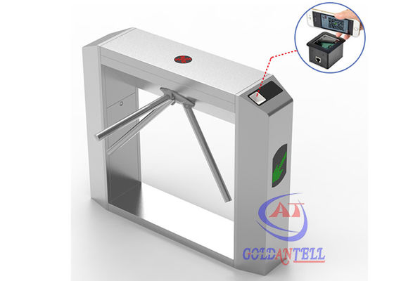 Dual QR Code NFC Access Control Turnstile with LED Guidance High-Precision Anti-Tailgating Solution