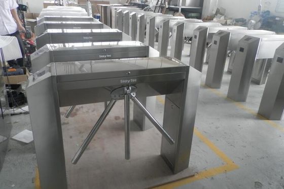 Barcode Qr code Tripod Access Control Turnstiles ,Turnstile For Stadium / Tourist Spots