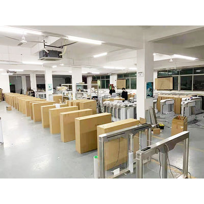 304 Stainless Steel Flap Barrier Gate 1200mm with Barcode System