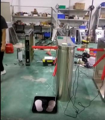 Stainless Steel 304 ESD Turnstile Gate with 24 Months Warranty and 1200*280*1000 mm Dimensions