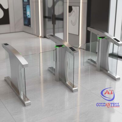 Heat-Resistant Full Height Wing Turnstile Heavy Duty Automatic Speed Gate for High-Security Smart City and Stadium Projects