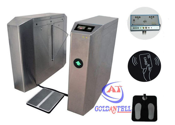 Intelligent Pedestrian Esd Flap Turnstile 304 Stainless Steel