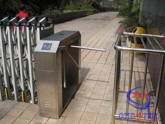Qr Code Barcode Waist Height Turnstile For Stadium/Gym/Cinema/Scenic Area