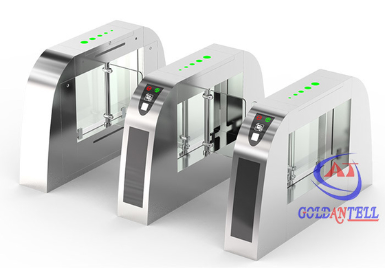Standard Silver Swing Barrier Gate Ticketing System 600mm Arm Length