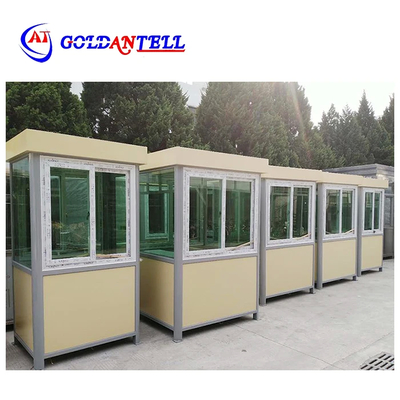 Earthquake Grade 8.3 Integral Single Room Stainless Steel Ticket Kiosk Booth