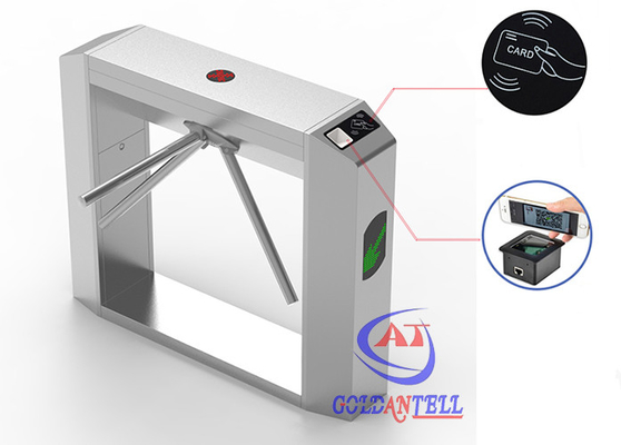 Auto Code Tripod Barcode Scanner Turnstile 304 Stainless Steel For Concert Festival Events