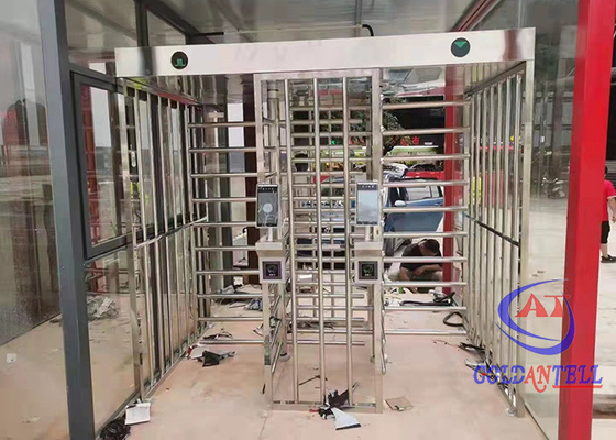 CE Pedestrian Security Gates Two Way RFID Facial Recognition Full Height Turnstile