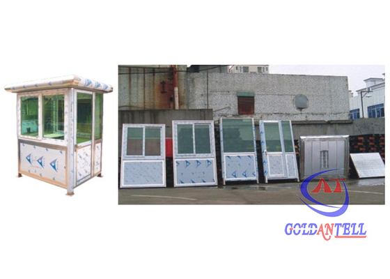 SS 1.2×1.5×2.4m Security Guard House Merakit Guard Booth Instalasi 5 Menit