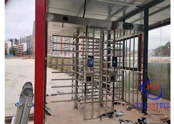 Gerbang Nfc Tinggi Penuh Pintu Putar Mekanisme Pengenalan Suhu SS Double Passage Untuk Validator Stadion