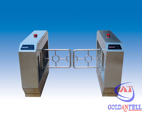 Biasanya 40 Orang / Min Pass Rate Swing Barrier Gate, Pintu Putar Keamanan Pengoperasian yang Mudah