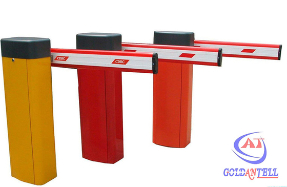 Remote Control Boom Barrier Gate Dengan IC / ID Card Reader Folding Road Barrier Gate