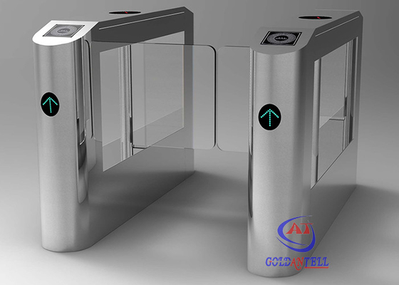 TCP / IP Fast Pass Auto Security Speed ​​​​Gate Turnstile Dengan Pembaca RFID DC 24V