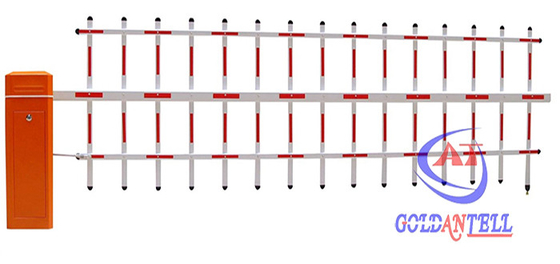 Gerbang Barrier Parkir Pagar Profesional Dengan RFID UHF Reader Aluminium Alloy 1M Hingga 4,5M