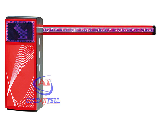 Lampu LED Desain Paten 1M-6M Pole Intelligent Boom Gate Systems, Cold Roller Steel Barrier
