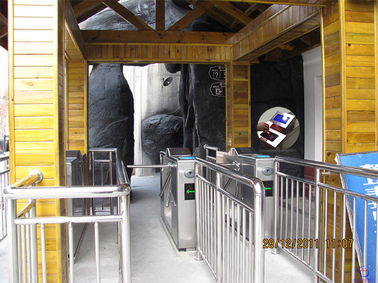 Barcode Otomatis / Kode Qr Sistem Manajemen Tiket Turnstile Untuk Area Wisata, Museum, Pintu Masuk Bioskop