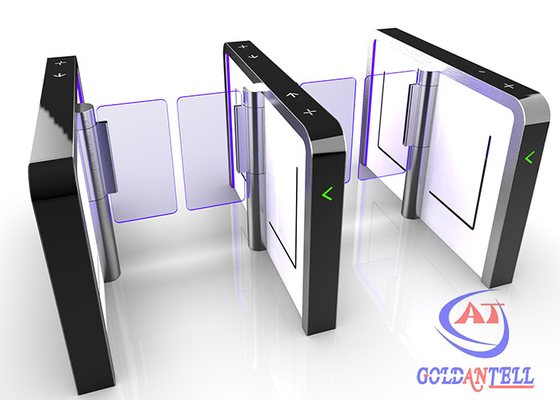 40 Orang / Menit Swing Barrier Gate Access Control Kebisingan Rendah Otomatis Untuk Kantor
