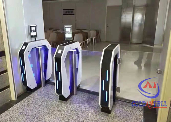 Sesuaikan OEM ODM Security Turnstile Gate Speed ​​Swing Turnstile Gate Untuk Gym Cinema School