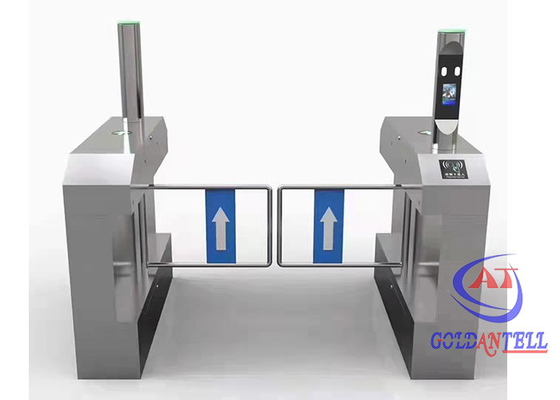 Dinonaktifkan Swing Barrier Gate 304 Stainless Steel Untuk Subway Bandara