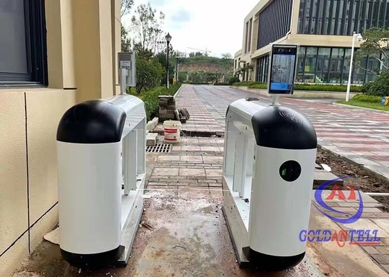 600mm - 900mm Fingerprint Turnstile Flap Barrier Turnstile Dijual Akses Masuk