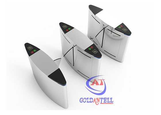 Outdoor RS485 RFID Smart Gate Flap Barrier System Untuk Gym Sekolah