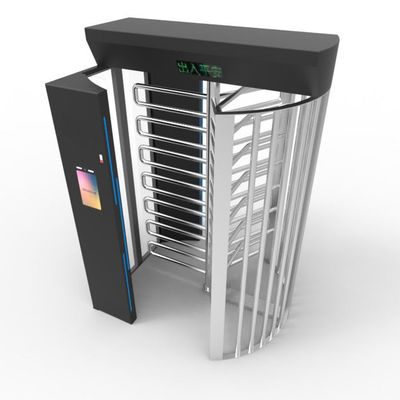 High Security Full Height Turnstile Gates With RFID Card QR Code