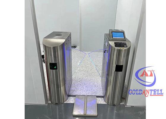 Pintu Putar Pengenalan Wajah Dua Arah Single Core Speedgate Satu Masuk / Keluar