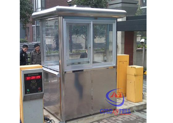 Perlindungan Lingkungan Tiny Sentry Booth Container Box lukisan yang bagus
