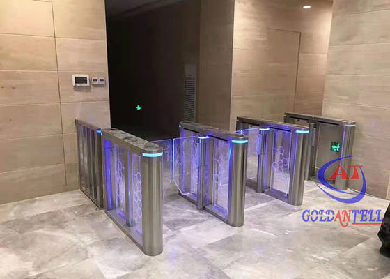 AC / DC Security Turnstile Gate With RFID Fingerprint Facial Recognition Access Control