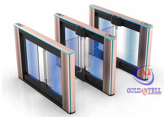 Gedung Kantor QR Code Pintu Putar Pembaca Kartu NFC Swing Turnstile Gate