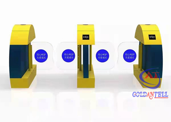 Gerbang Pintu Masuk Pintu Masuk Satu Arah Kode QR Pembaca RFID Kontrol Akses Gerbang Pintu Putar