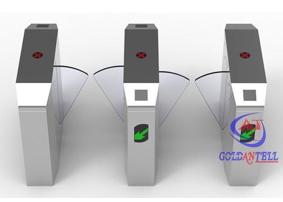 Access Control Face Recognition Turnstile Waterproof Outdoor Dengan Barcode Scanner