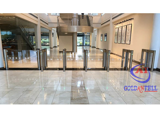 Multiple Channel Gym Speed ​​​​Gate Turnstile Dengan Pengenalan Wajah / NFC Untuk Galeri Seni