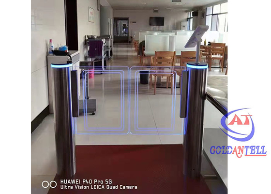 Single Pole Swing Barrier Gate Mechanical Pedestrians Face Reader Security Turnstile Gate
