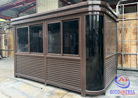 Kustom 1800 * 1800 * 2500mm Security Guard House Outdoor Sentry Box