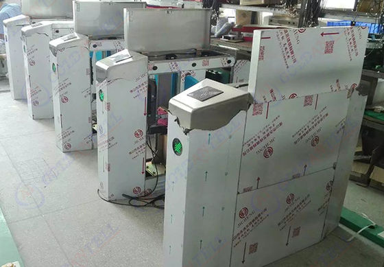 Passage optical Flap Barrier Gate , bi directional Bus half height turnstile sound Alarm