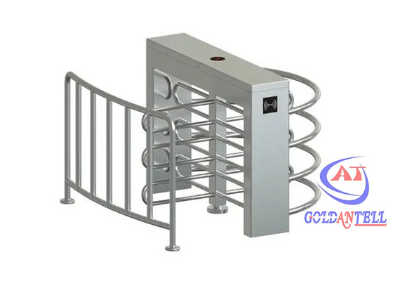 Mekanisme Turn Style Electric Baffle Gate Turnstile Dengan Fingerprint Reader