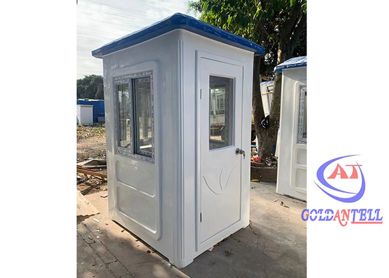 40FT Mobil Kabin Penjaga Keamanan Prefabrikasi Modular Outdoor Container House Kiosk