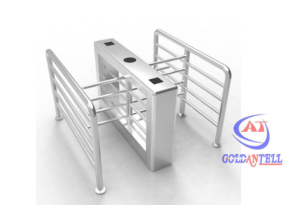 High Safe Exit Entrance Stainless Steel Turnstile stabil berputar untuk pabrik