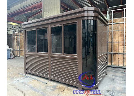 Modern Portable Security Booth Isolasi Opsional untuk cuaca ekstrem