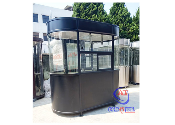 OEM Baja Portable Parking Penjaga Keamanan Booth Disesuaikan Ukuran & Warna Isolasi Panas