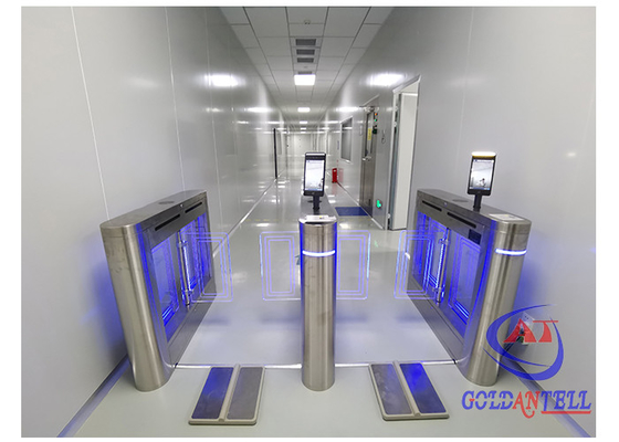 Turnstile Keamanan Pejalan kaki Cerdas Turnstile Akses Control Waterproof Wajah