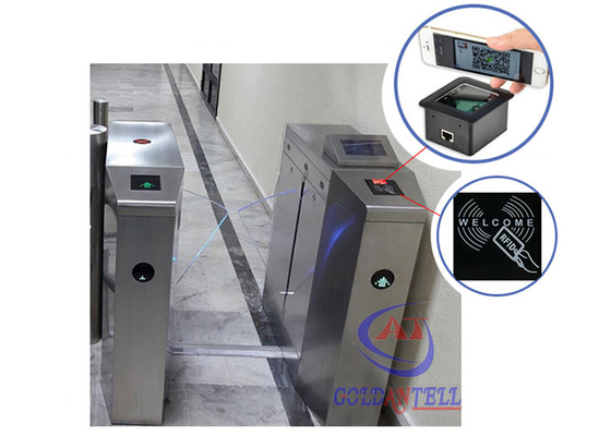 Kode pemindai pintu qr mekanisme pintu putar elektromagnetik terbuka untuk saluran universitas