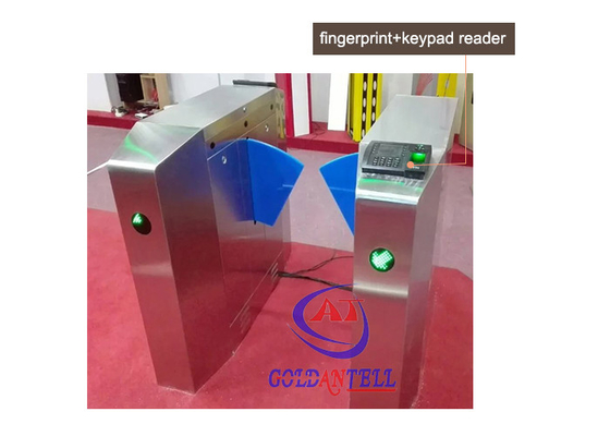 Bi Directional Turnstile Flap Barrier, ibu jari jari membuka pintu putar 110 volt