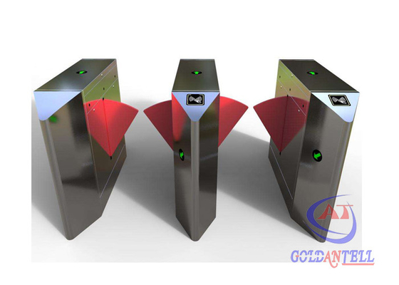 Kontrol Akses Pinggang High Turnstyle barrier rfid reader Turnstile untuk pintu masuk Sekolah atau Rumah Sakit